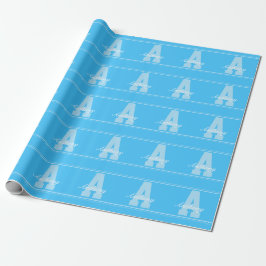 papper inslagning av personlig med typografi namn presentpapper