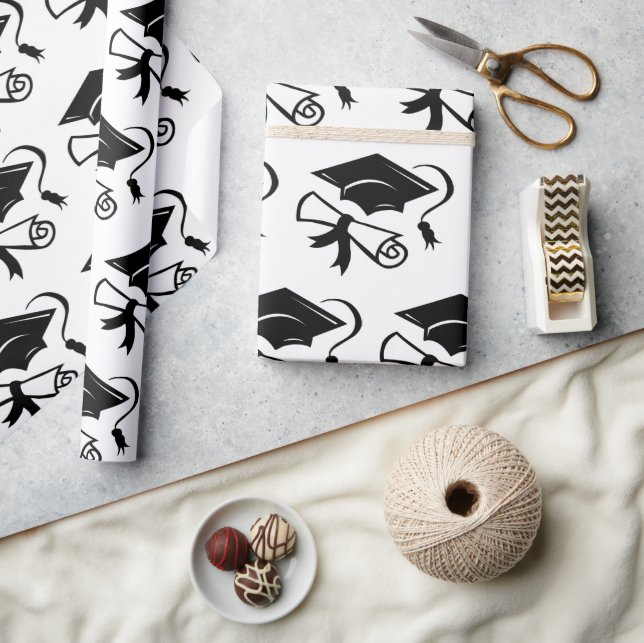 Papper inslagning av studenten-dagen presentpapper (Hantverk)