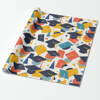 Papper inslagning av tema i studenten presentpapper