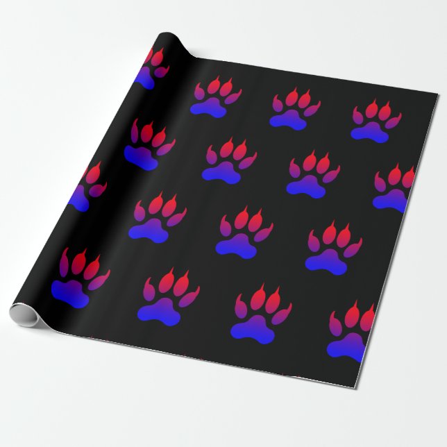 Papper inslagning av Tiger Tassar Presentpapper (Utrullad)