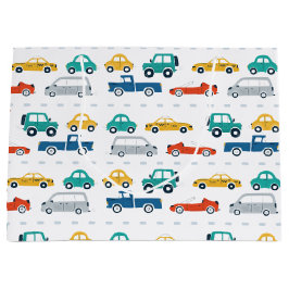 Papper inslagning av transport Theme Birthday Wrap