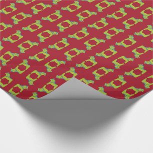 Papper jul Dala Horse Wrapping Presentpapper