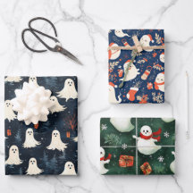 Papper Jul Ghost Wrapping