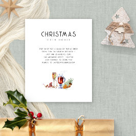 PAPPER Jul Open House Drinks Inbjudan Flygblad