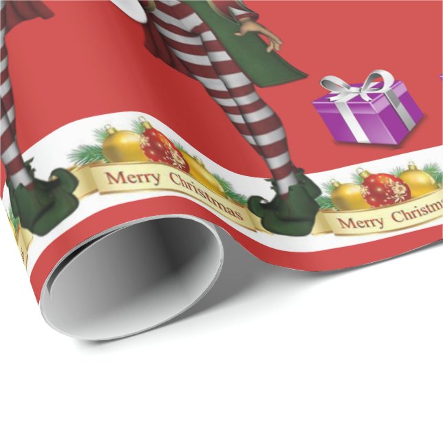 Papper jul presentpapper (Rullad Hörn)