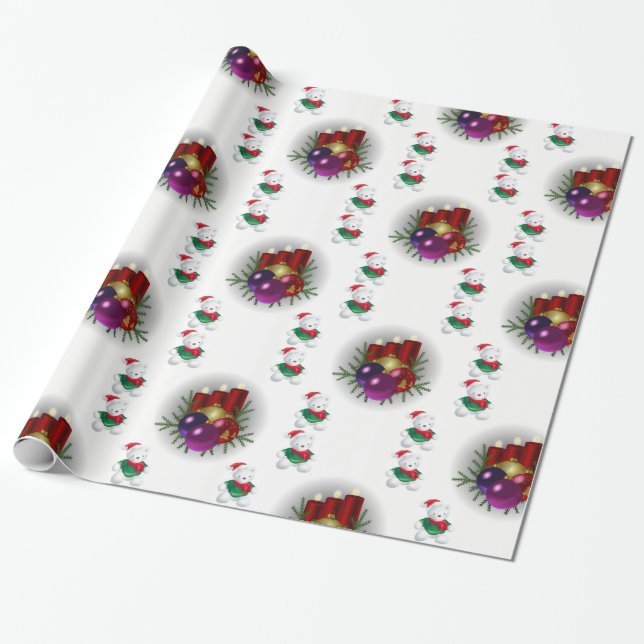 Papper jul presentpapper (Utrullad)