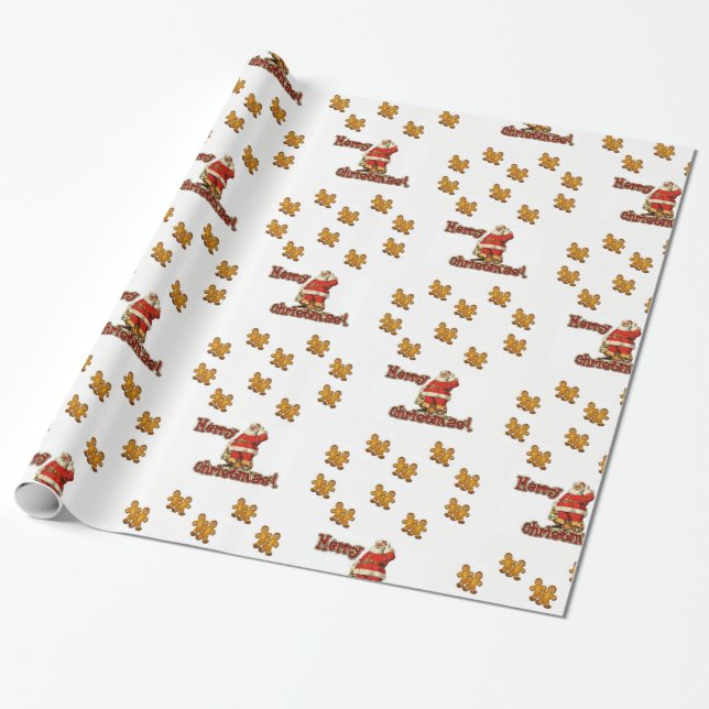 Papper jul presentpapper (Utrullad)