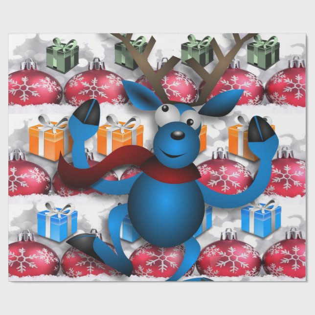 Papper jul presentpapper (Platt)