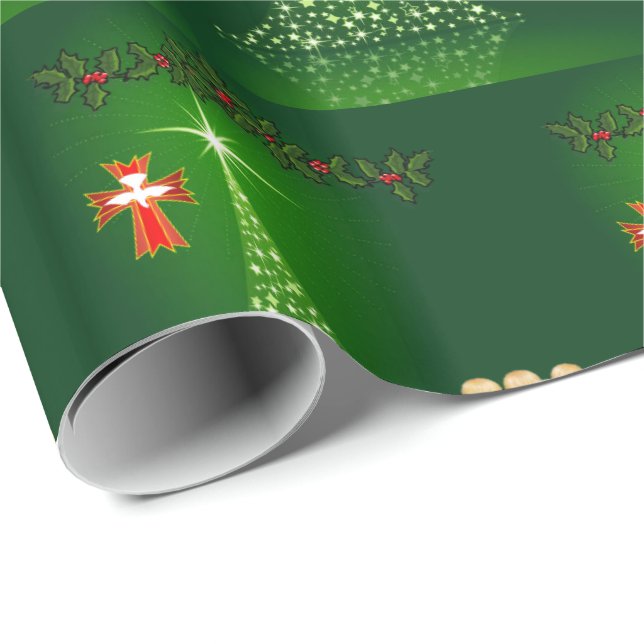 Papper jul presentpapper (Rullad Hörn)