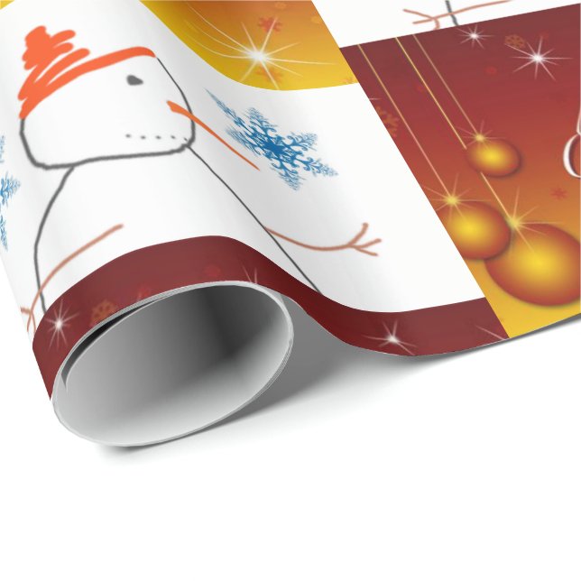 Papper jul presentpapper (Rullad Hörn)