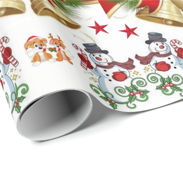 Papper jul presentpapper (Rullad Hörn)
