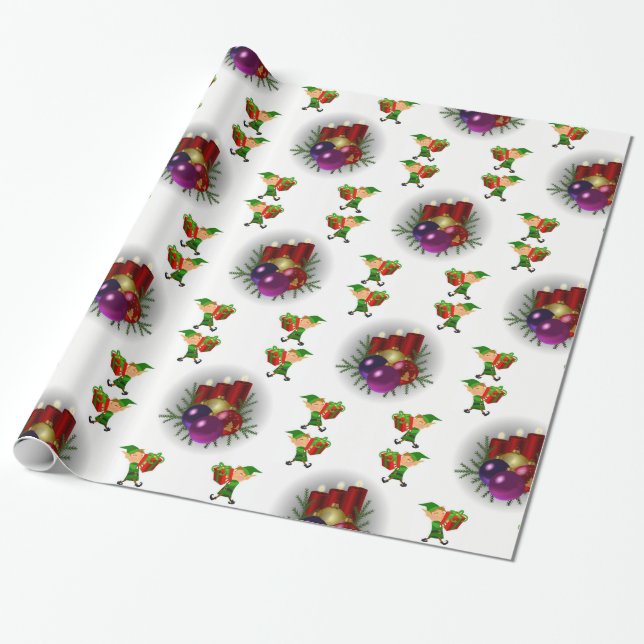 Papper jul presentpapper (Utrullad)