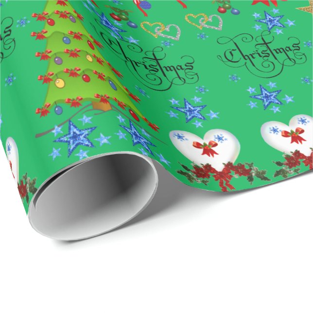 Papper jul presentpapper (Rullad Hörn)