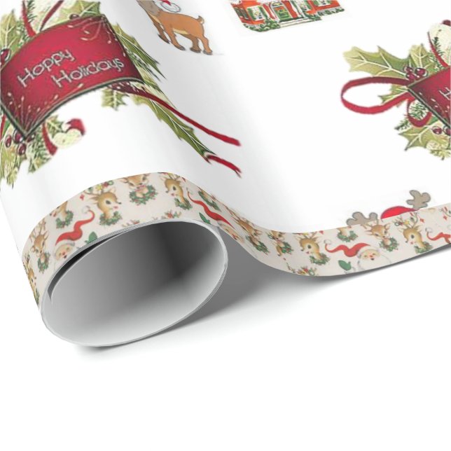 Papper jul presentpapper (Rullad Hörn)