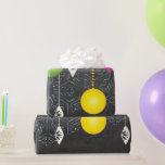 Papper julafton i glad helg Chalkboard Presentpapper<br><div class="desc">Glad helg Colorful Ornament Chalkboard-julafton Papper som kan vara Personlig med din familj namn eller med ditt datum.</div>