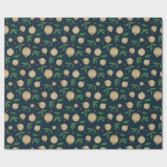 Papper julafton presentpapper (Platt)