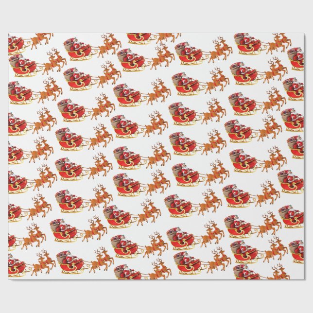 Papper julafton presentpapper (Platt)