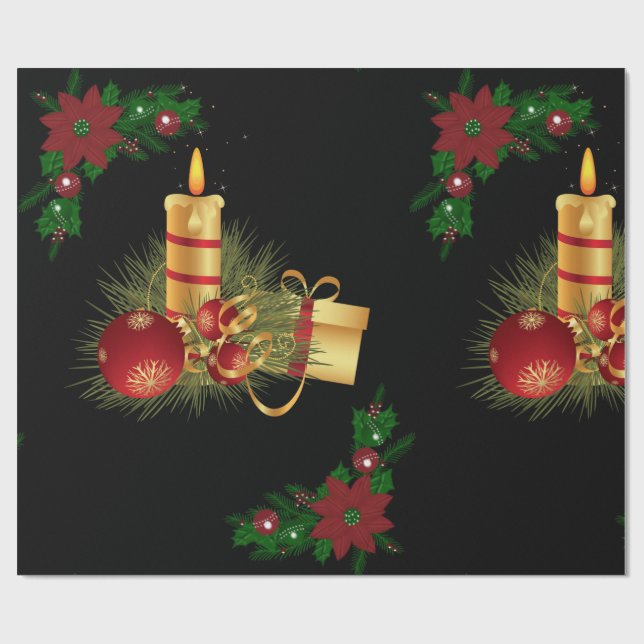 Papper julafton presentpapper (Platt)