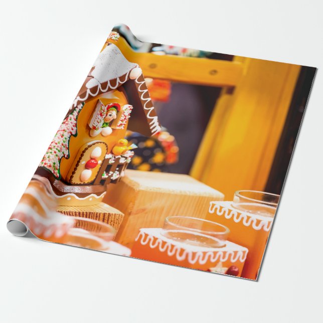 Papper julafton presentpapper (Utrullad)