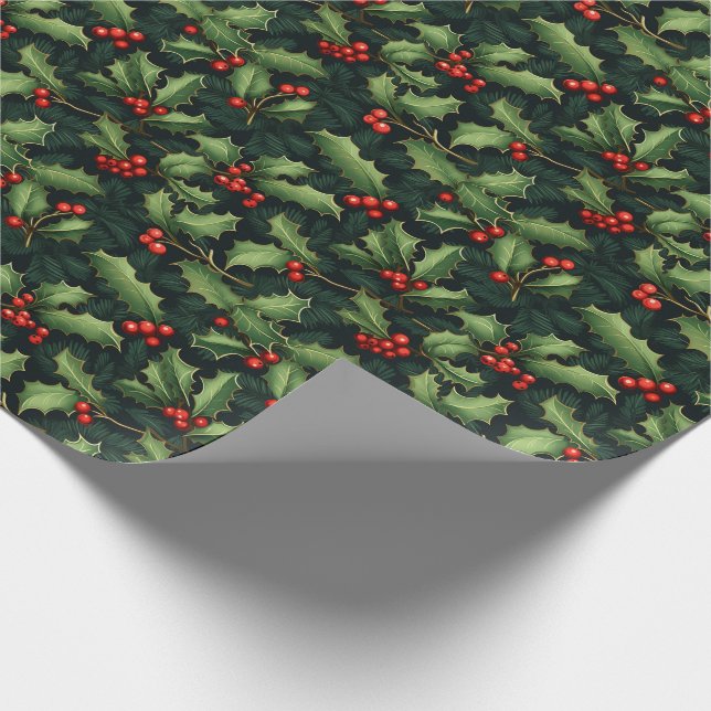 Papper julafton presentpapper (Hörn)