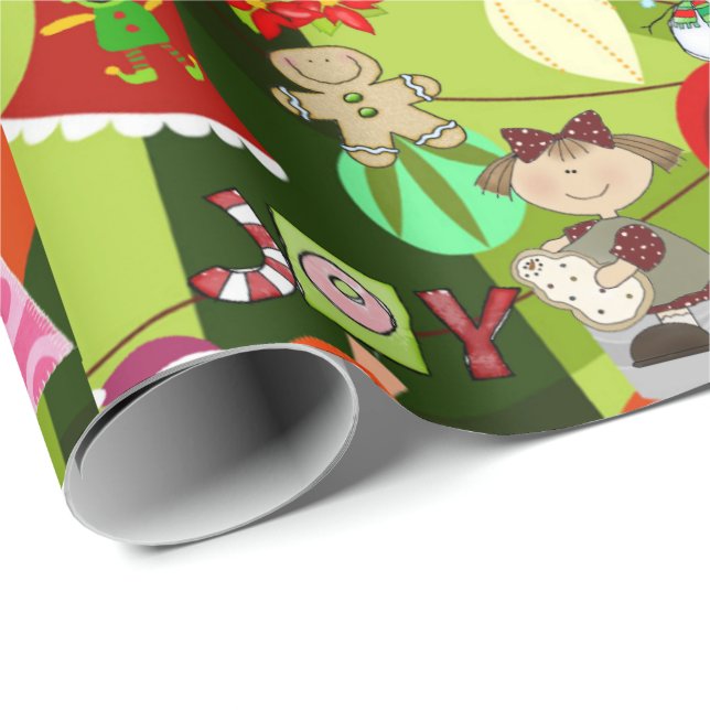 Papper julafton presentpapper (Rullad Hörn)