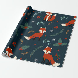 Papper julafton (Red Fox Theme) Presentpapper