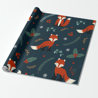 Papper julafton (Red Fox Theme) Presentpapper