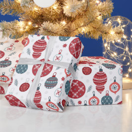 Papper julafton Stil Mönster Wrapping Presentpapper