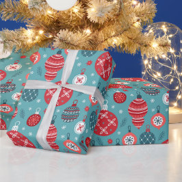 Papper julafton Stil Mönster Wrapping Presentpapper