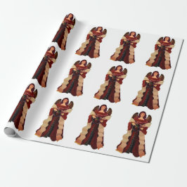 Papper julangel Wrapping Presentpapper