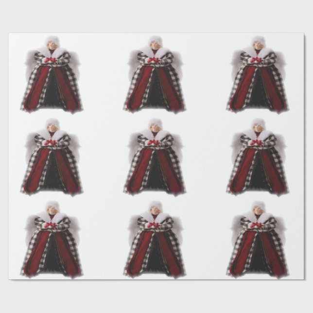 Papper julangel Wrapping Presentpapper (Platt)