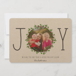 Papper julfoto av Joy WandeKraft Julkort