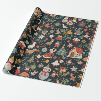 Papper julinsvällning 30 tum x 15 fot presentpapper