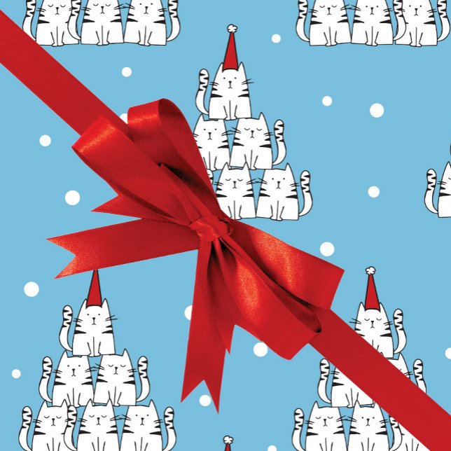 Papper julinsvällning för Cat Träd Presentpapper (Skapare uppladdad)