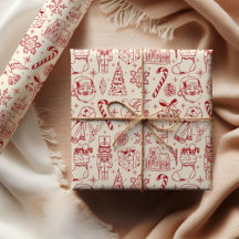 Papper julinsvällning för Cute Red Doodle
