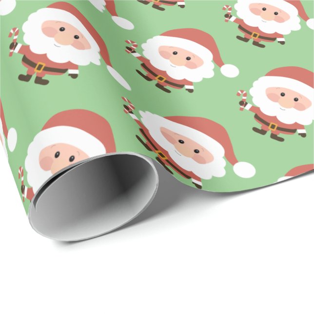 Papper julklapp för Cute Jultomten Presentpapper (Rullad Hörn)