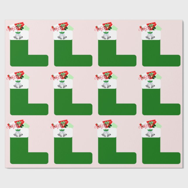 Papper julklapp presentpapper (Platt)