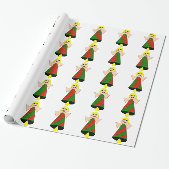 Papper julklapp presentpapper (Utrullad)