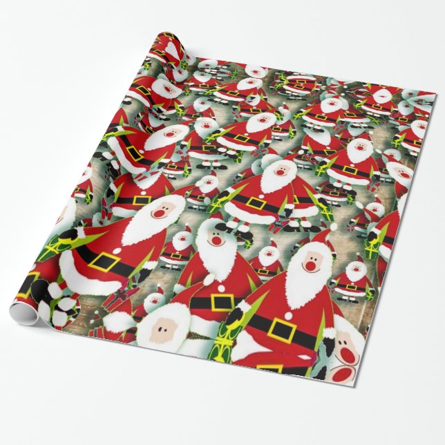 Papper julklapp presentpapper (Utrullad)