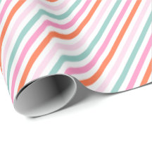 Papper julklappning av godis med randig julklapp