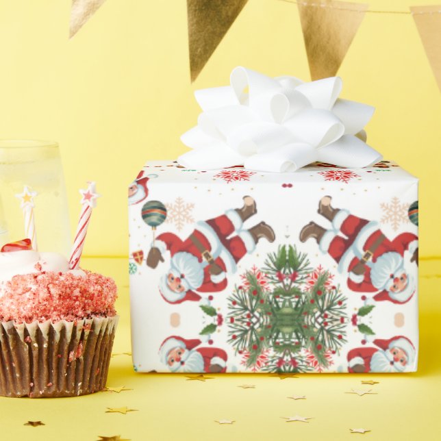 Papper julkraft Wrapping Presentpapper (Födelsedagsfest)