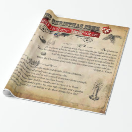 Papper julnyhet Glossy Wrapping, 30 x 6 tum Presentpapper