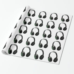 Papper julomformning av konsthögtalare presentpapper