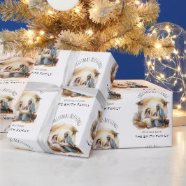 Papper julomformning - Heligans familj Presentpapper