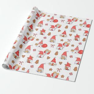 Papper jultomte presentpapper