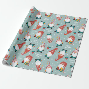 Papper jultomte presentpapper