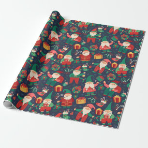 Papper jultomte presentpapper
