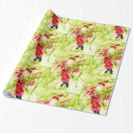 Papper jultomte presentpapper