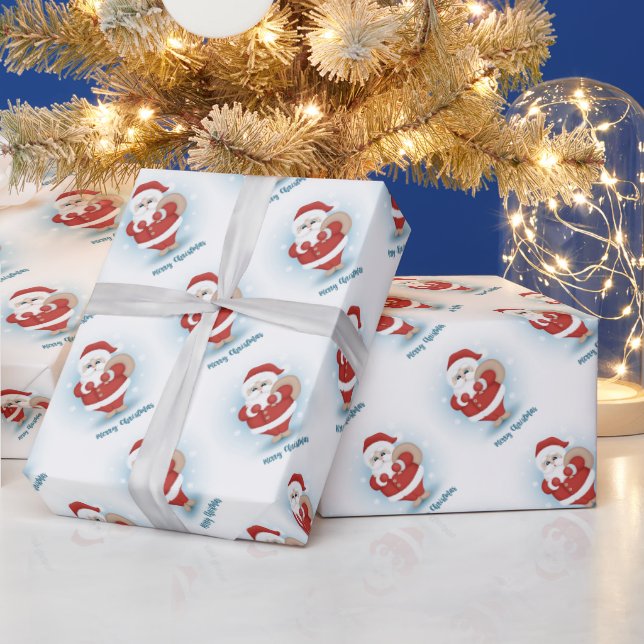 Papper jultomte presentpapper (Helgdagar)