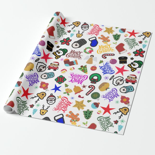 Papper julutformning presentpapper (Utrullad)
